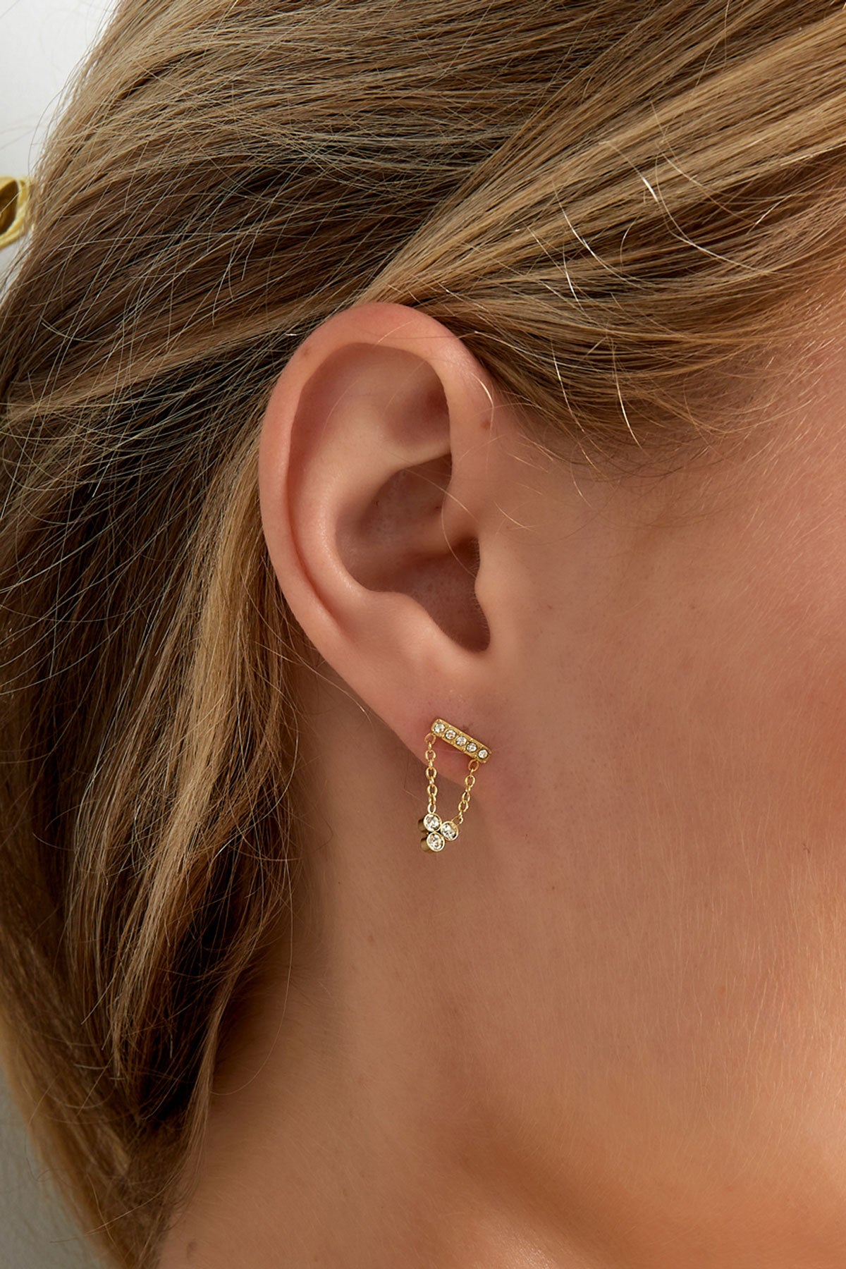 Krystal Drip Studs Ørestikker