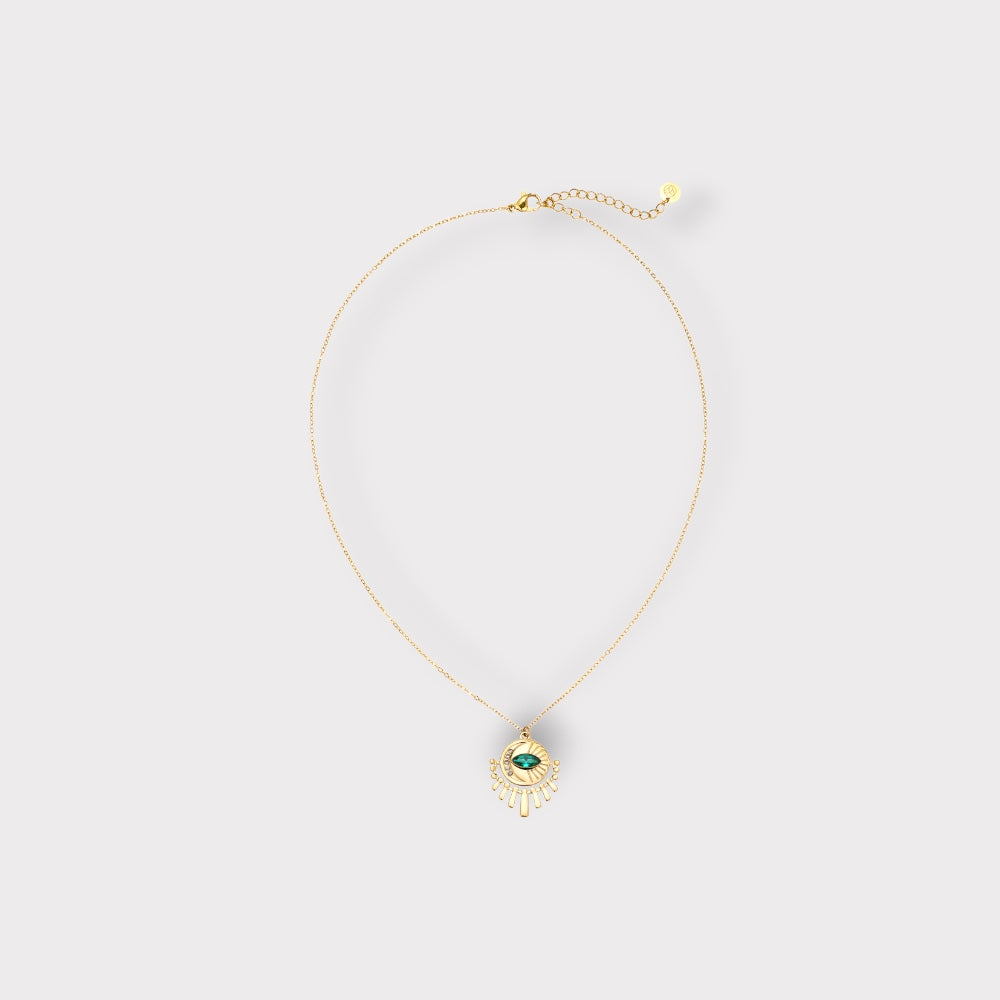 Cleopatras Emerald Halskæde