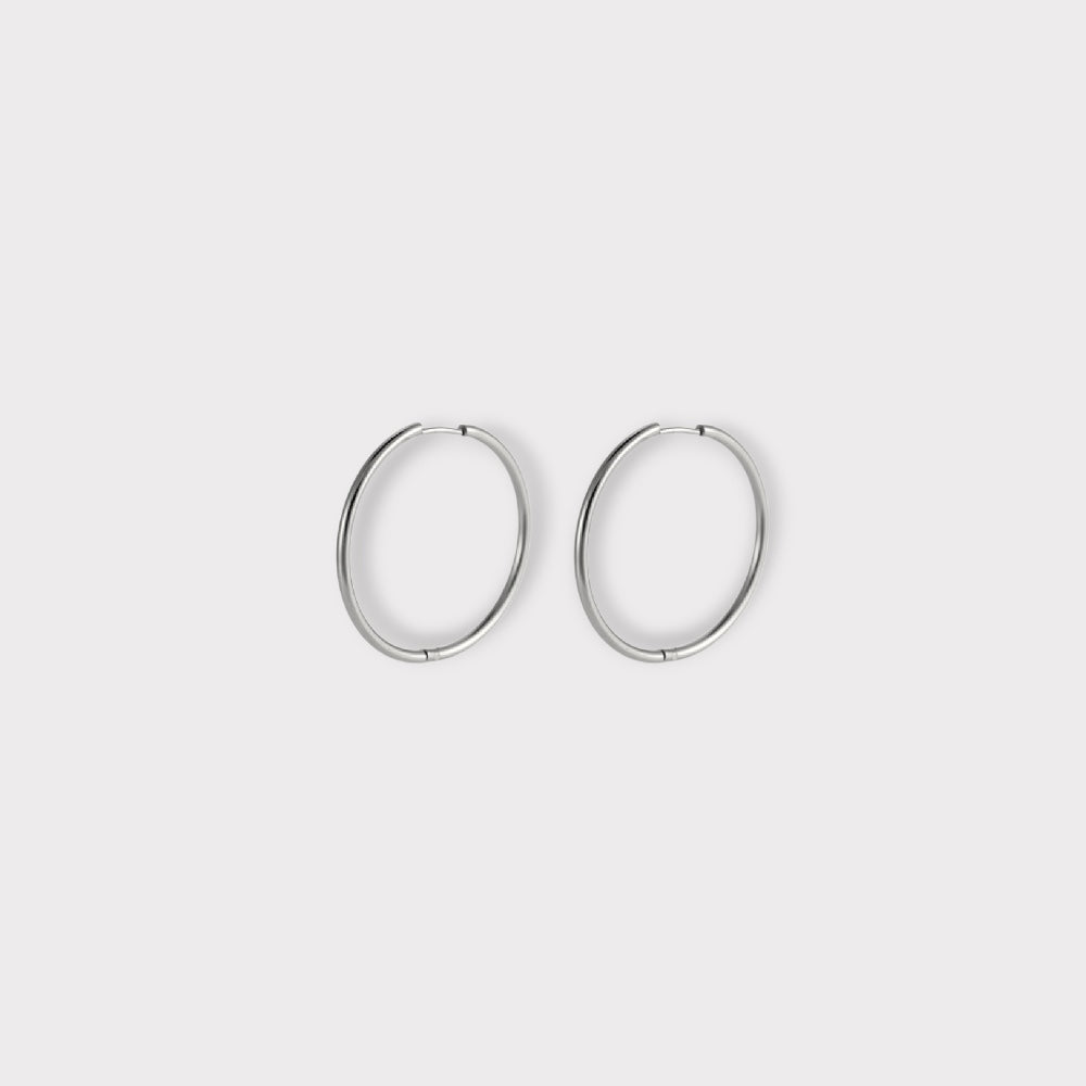 Classic Small Hoop Øreringe 3,2 cm.