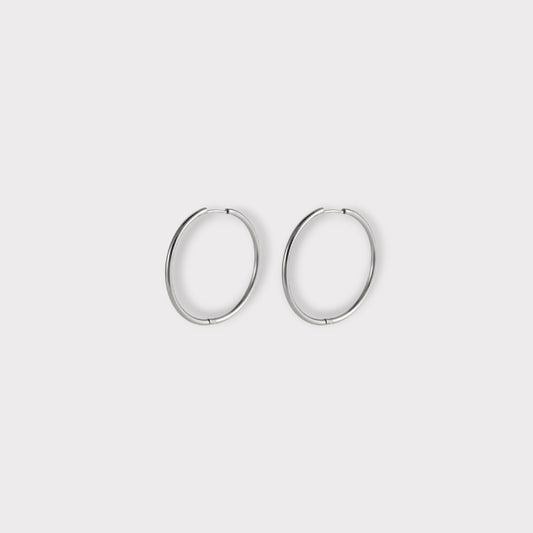 Classic Small Hoop Øreringe 3,2 cm.