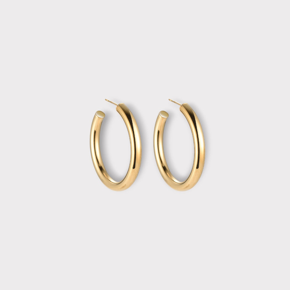 Chunky Hoops Øreringe