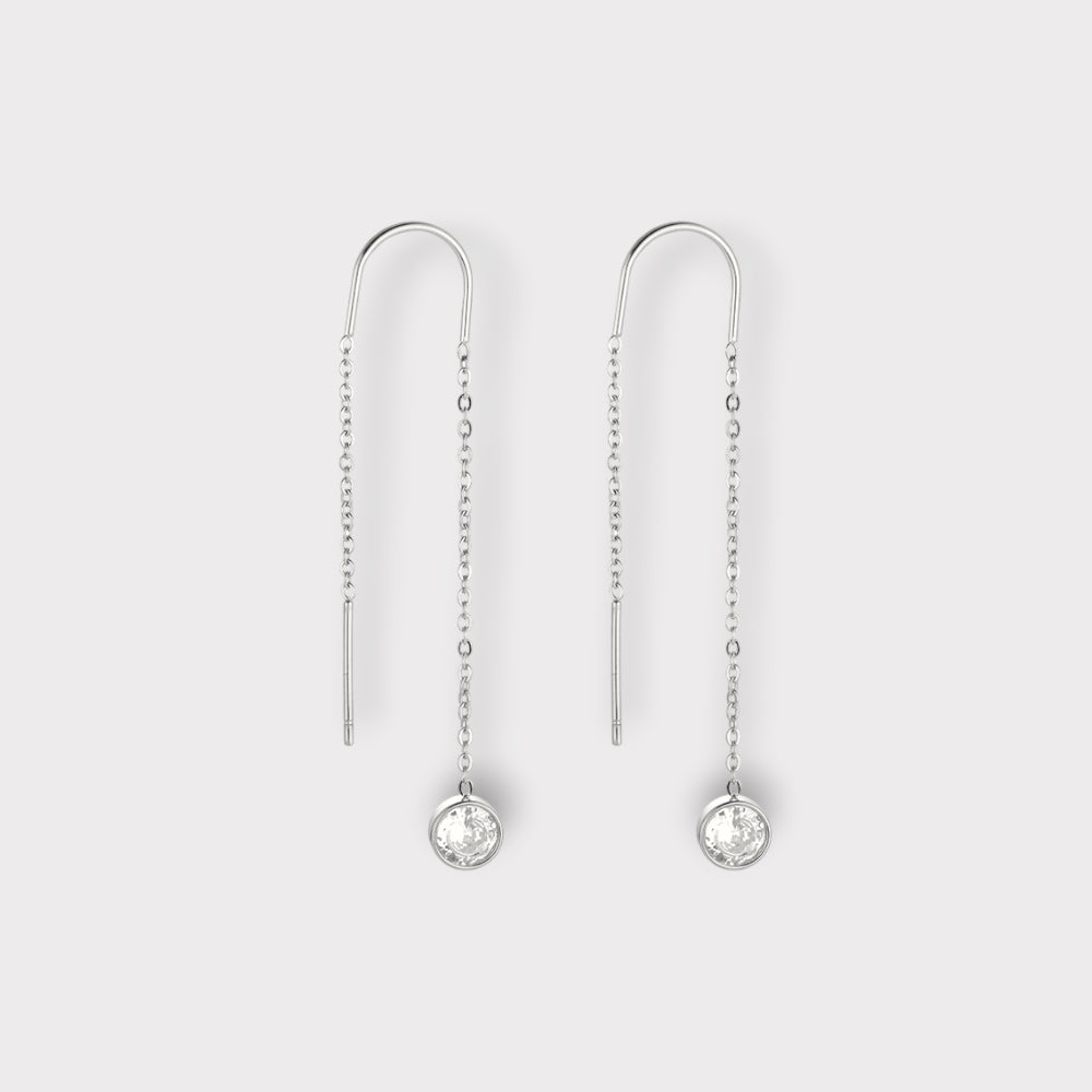 Harper Bezel Drops Øreringe 52 mm.