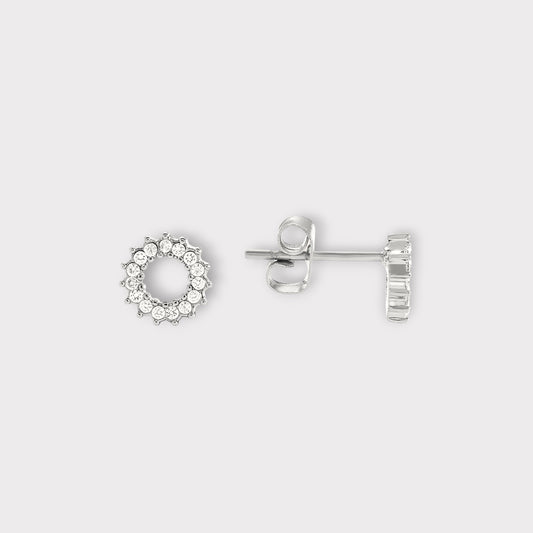 Krystal Halo Studs Ørestikker