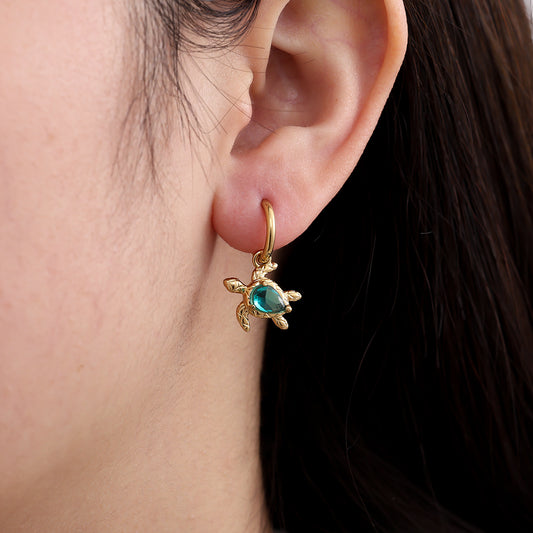 Liora Turtle Creol Øreringe