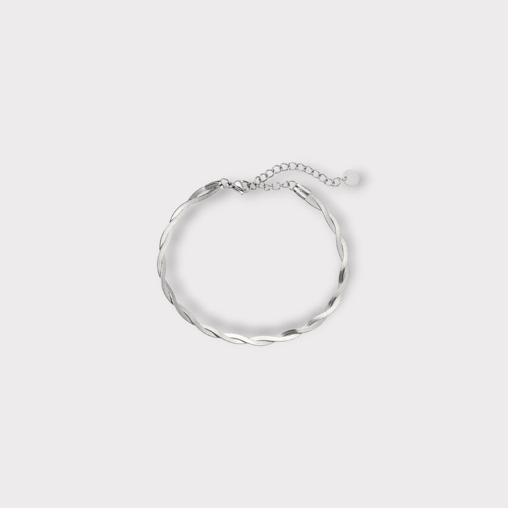 Twisted Flat Snake Armbånd