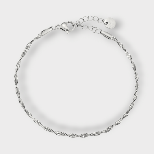 Simple Chain Armbånd - Guldbelagt, Vandfast & Justerbar