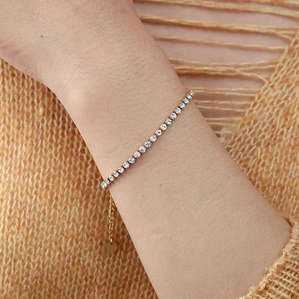 Ophelia Tennis Armbånd 3 mm.