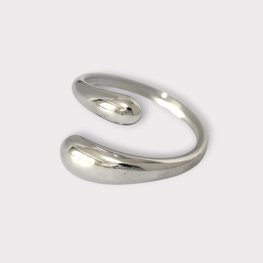 Luna Twist Ring-Guldbelagt, Vandfast & Justerbar