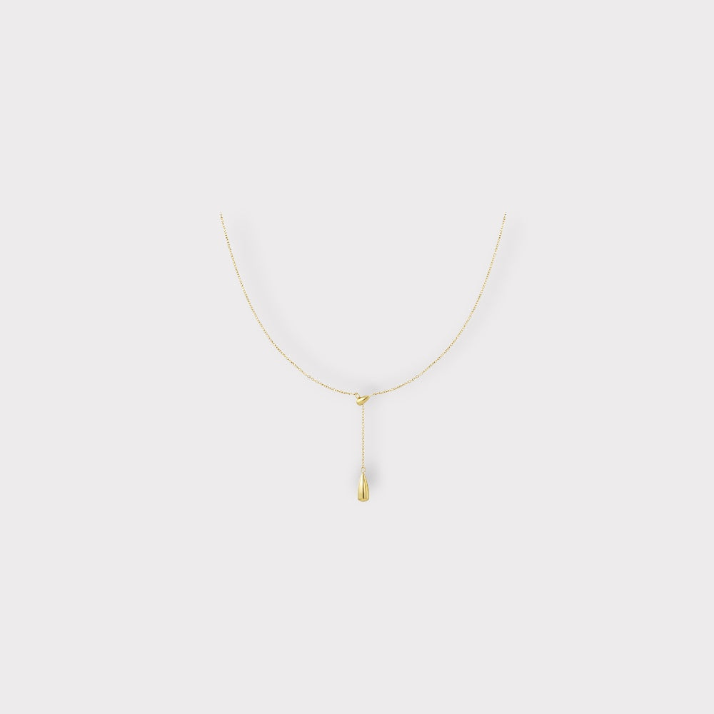 Tear Drop Charm Halskæde