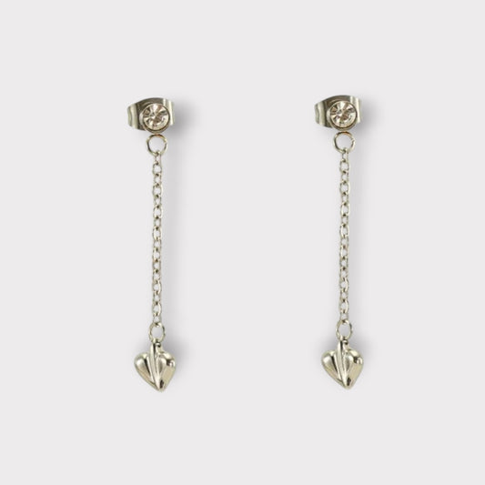 Amora Ørestikker-Guldbelagt, Zirconia & Vandfast