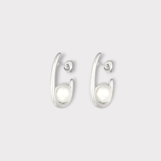 Golden Pearl Drop Øreringe - Guldbelagt & Vandfast