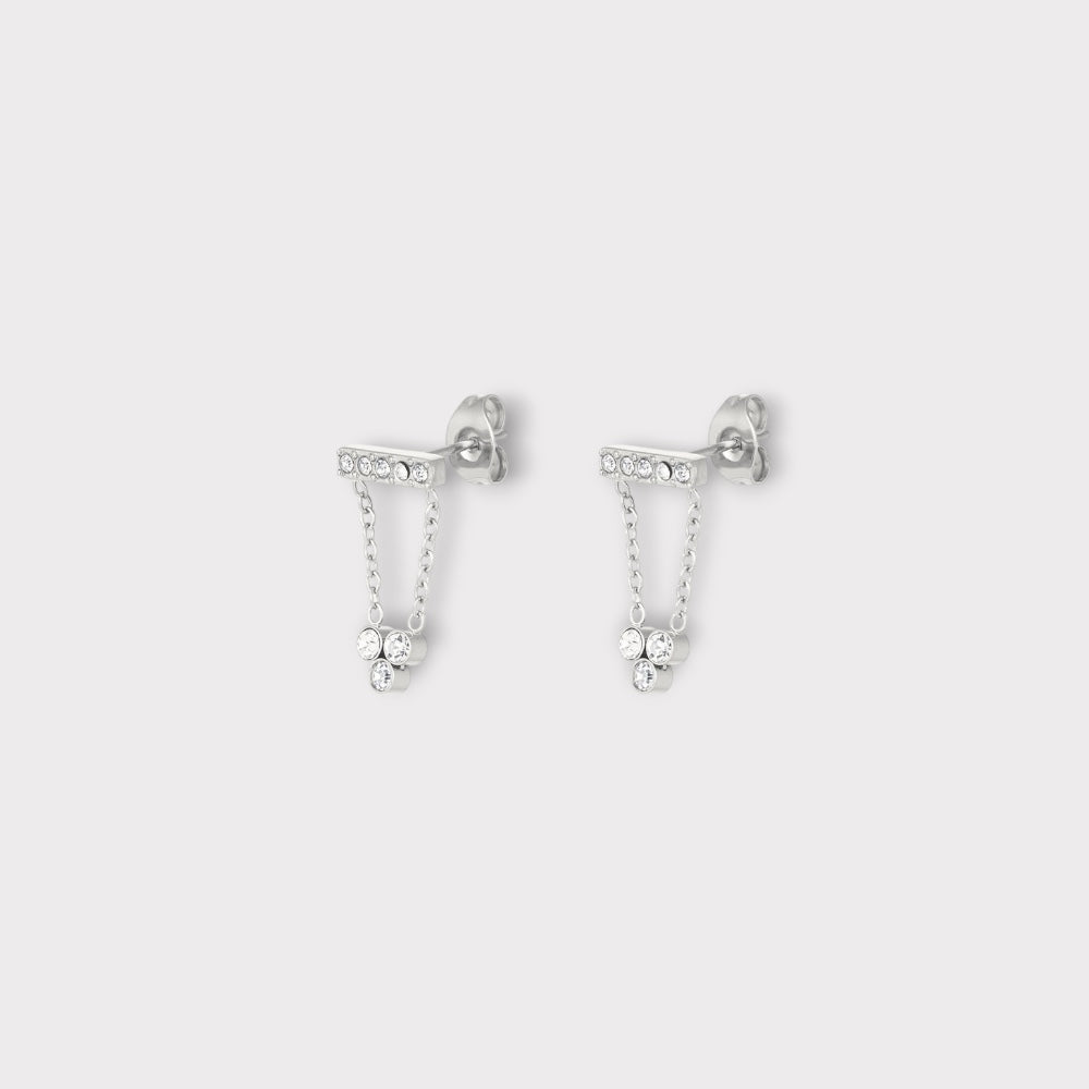 Krystal Drip Studs Ørestikker