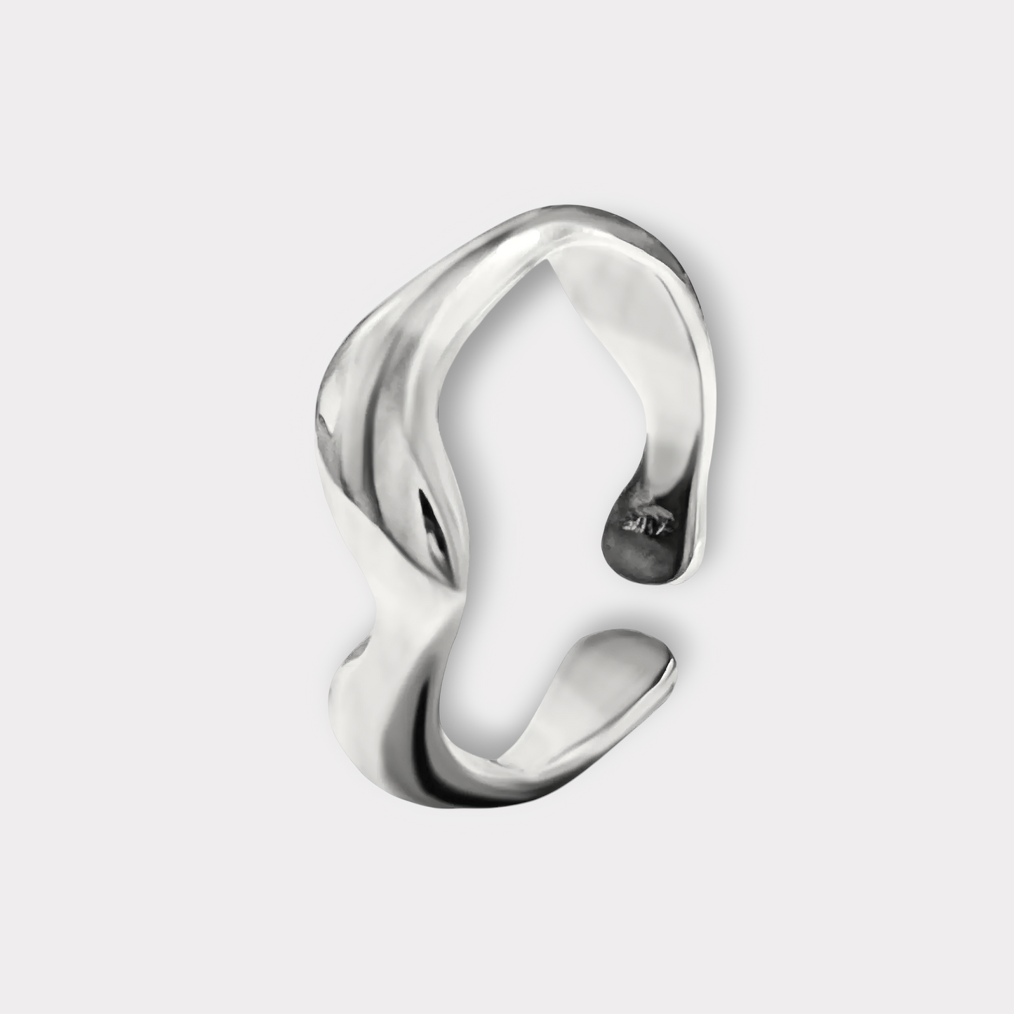 Justerbar Wave Ring-Guldbelagt& Vandfast