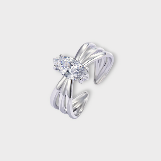 Marquise Zirconia Ring - Guldbelagt & Vandfast