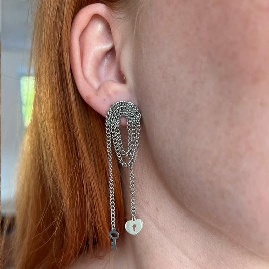 Bundle Chain Øreringe