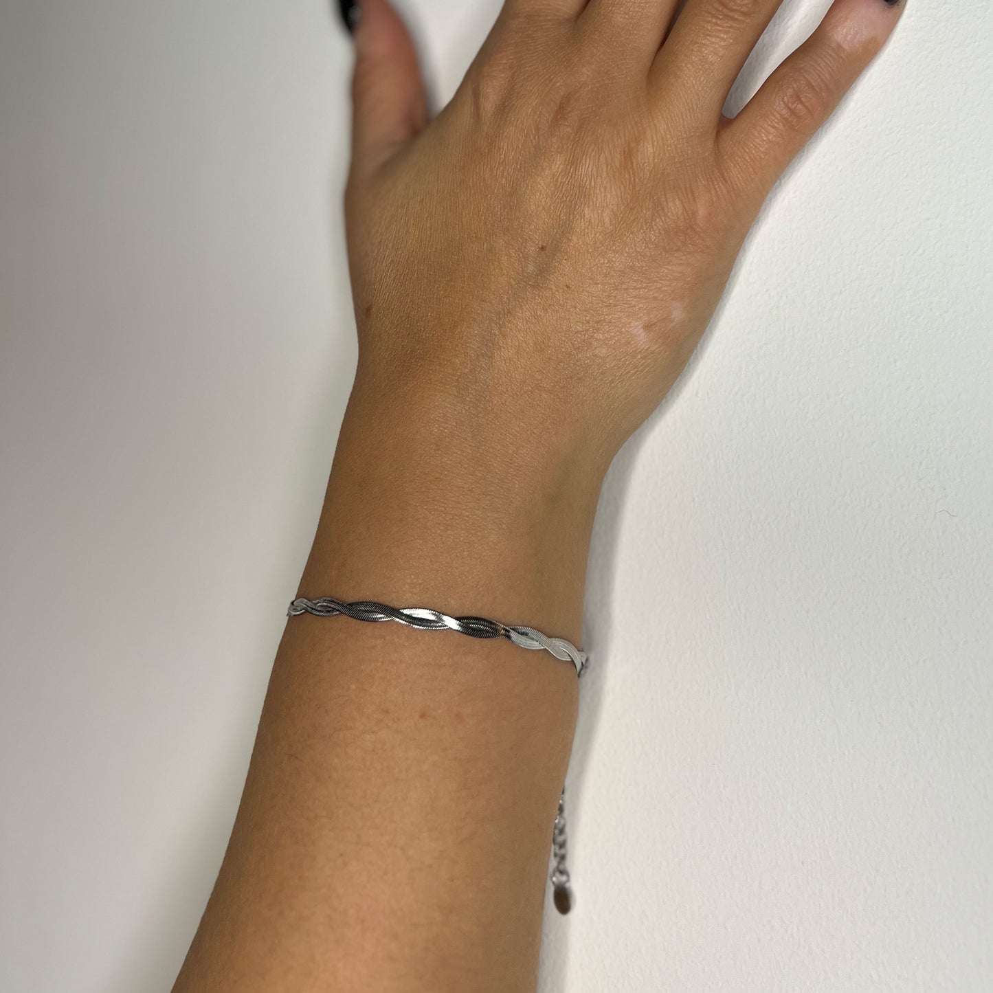 Twisted Flat Snake Armbånd