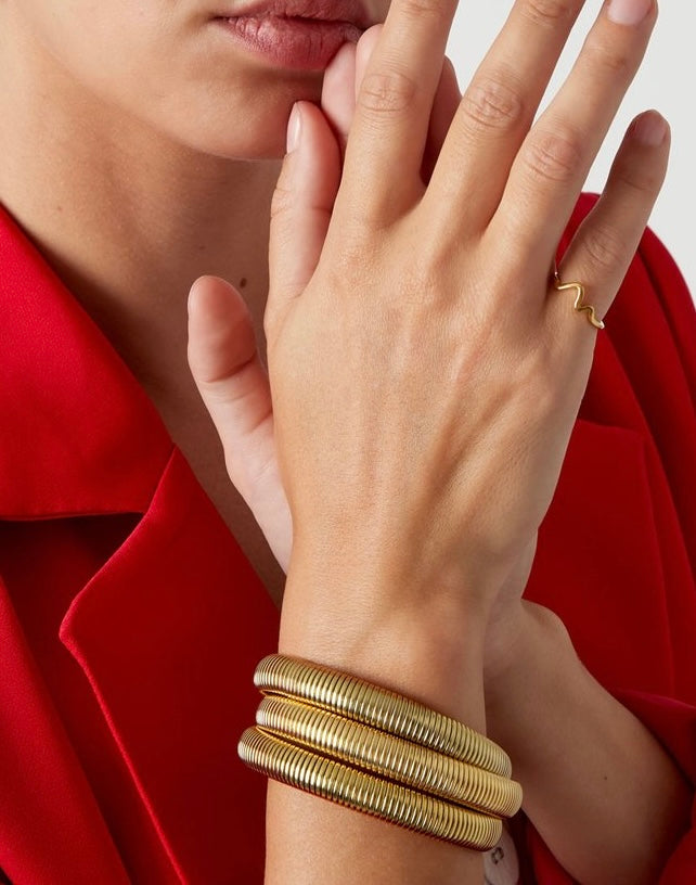 Triple Layer Snake Armbånd