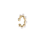 Pearl Earcuff ørering - Guld