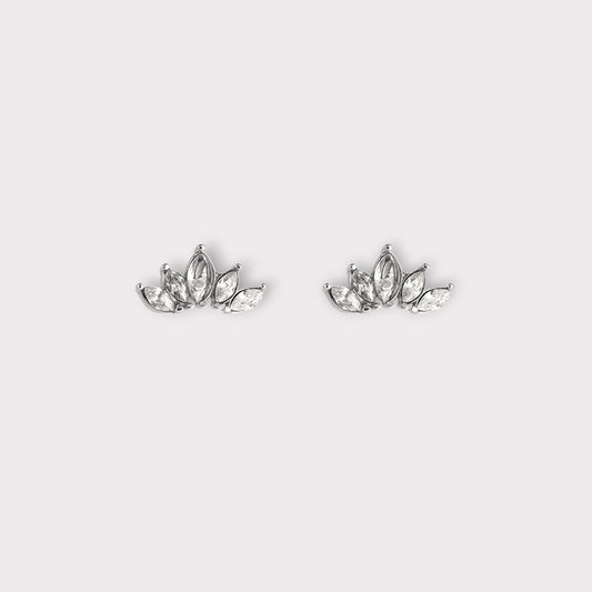 Krystal Fan Studs Ørestikker