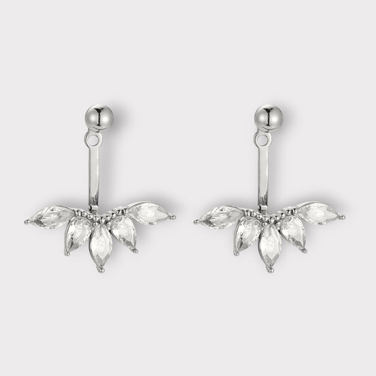 Krystal Drop Fan Studs Ørestikker