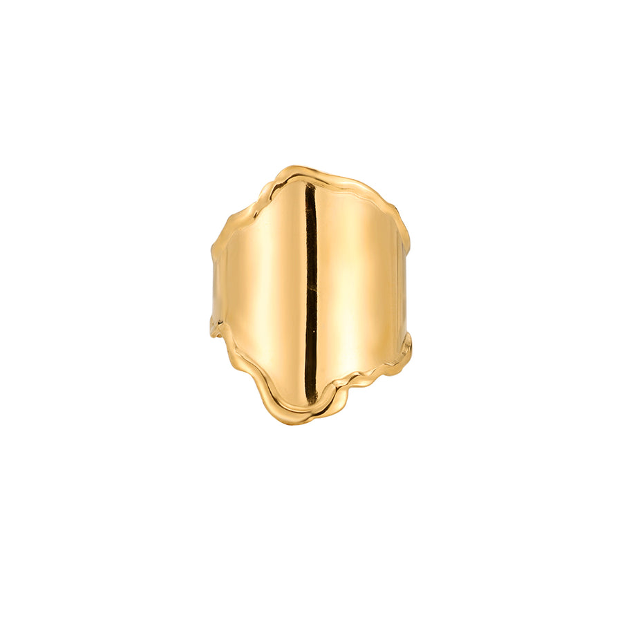 Shield Ring - Guld