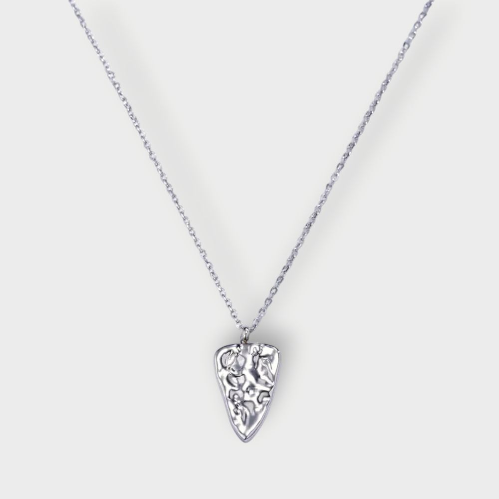 Melted Struktur Halskæde - Guldbelagt & Vandfast