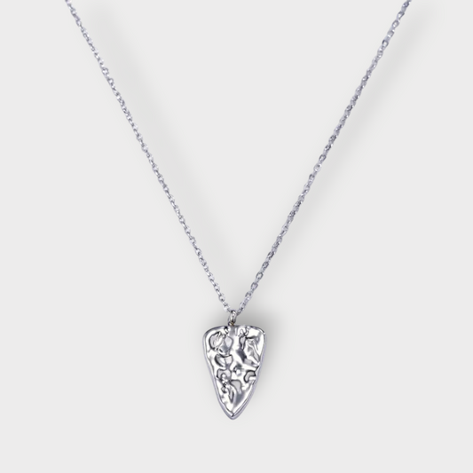 Melted Struktur Halskæde - Guldbelagt & Vandfast