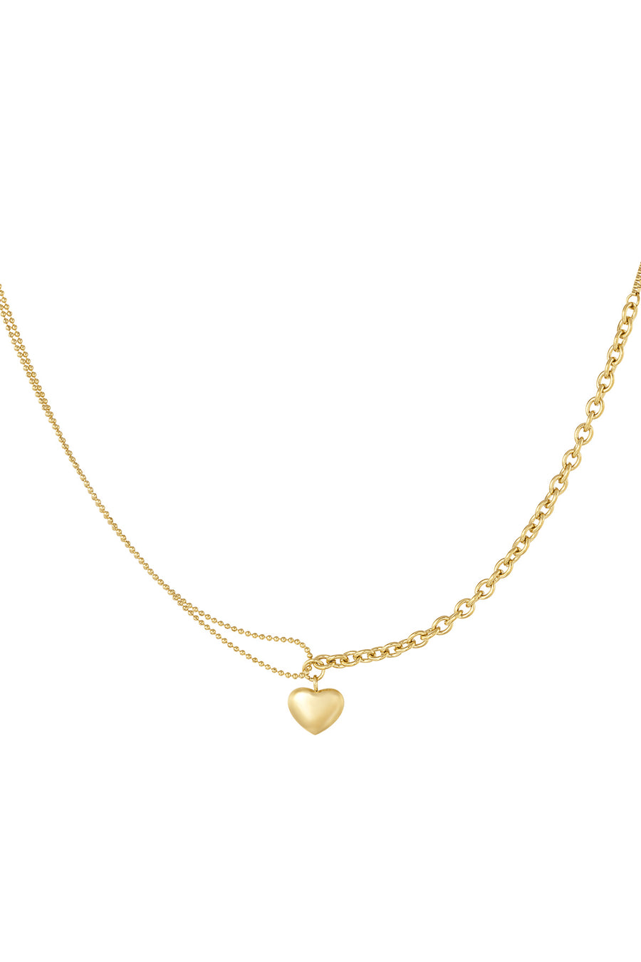 Dainty Heart Halskæde - Guld