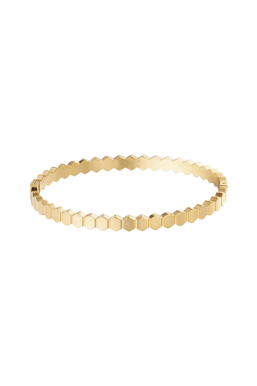 Honeycomb Bangle Armbånd - Guld