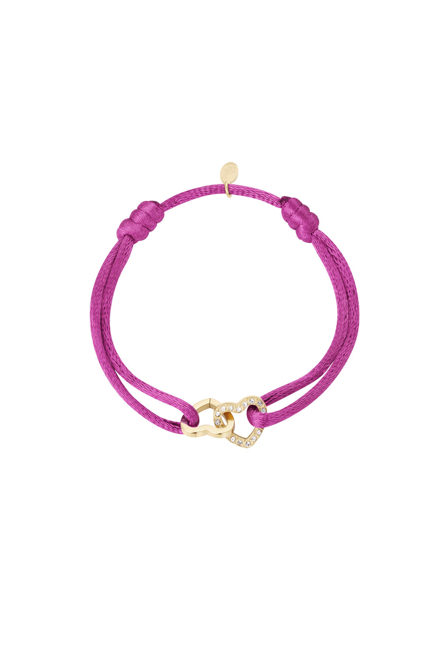 Love Satin Armbånd - Fuchsia