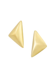 Triangle Stud Øreringe - Guld