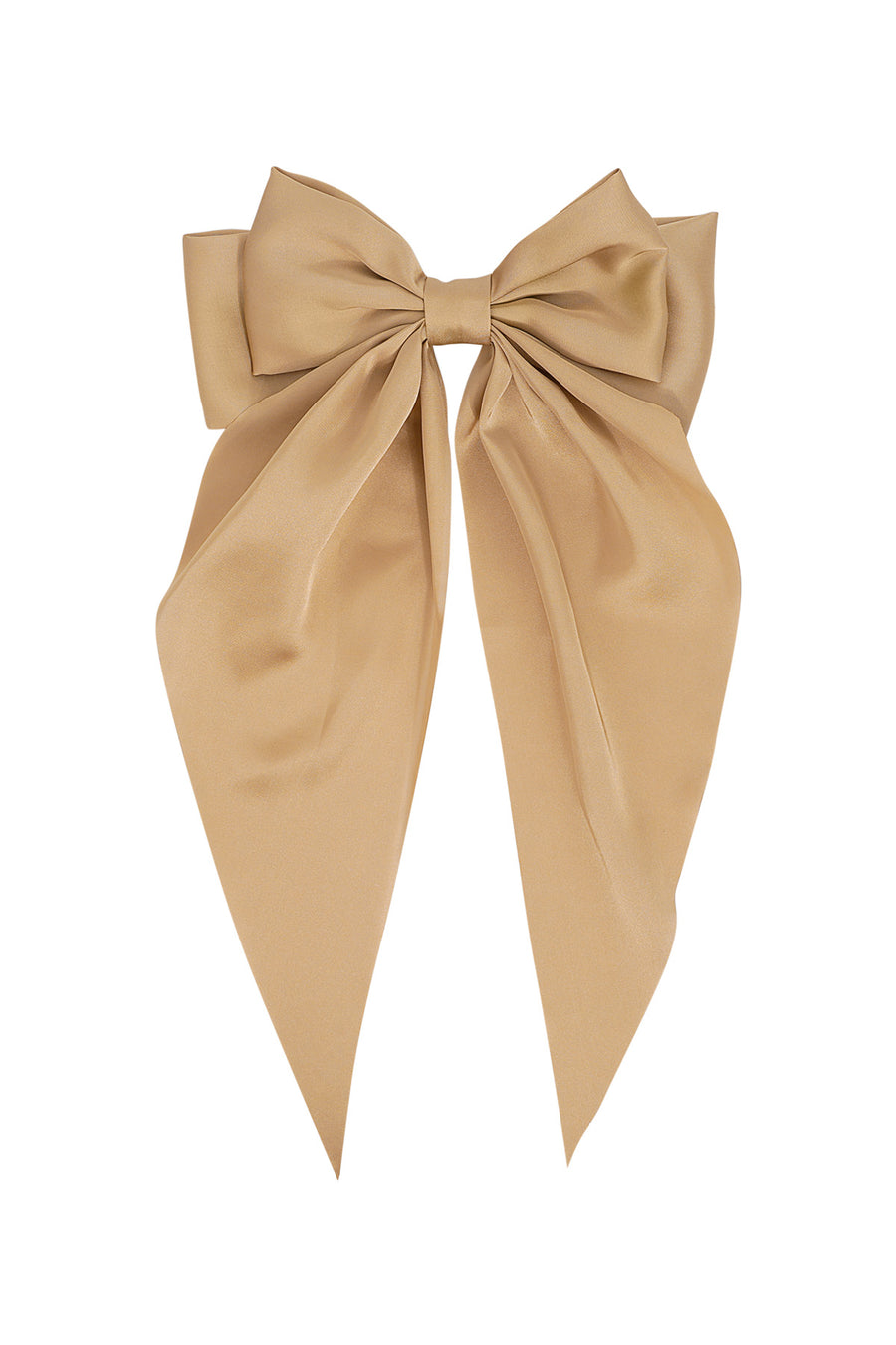 Large Hair Bow - Beige