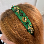 Sparkly Bee Hair Band Large - Grøn