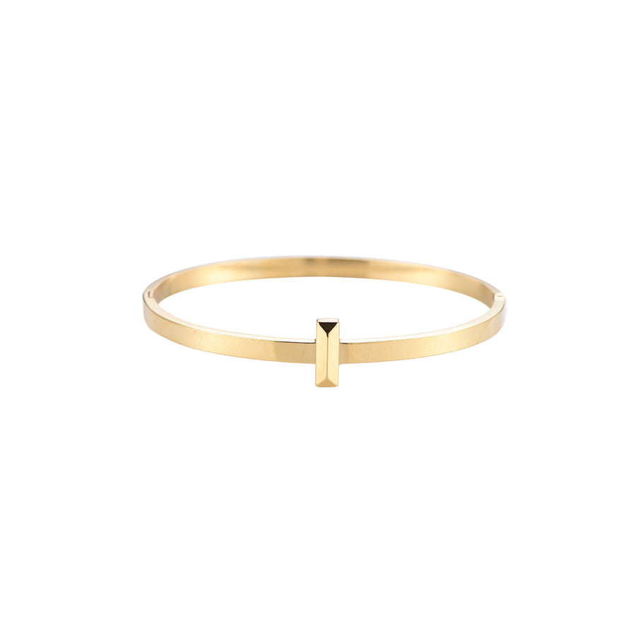 Simple Bangle Armbånd - Guld