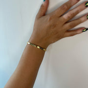 Honeycomb Bangle Armbånd - Guld