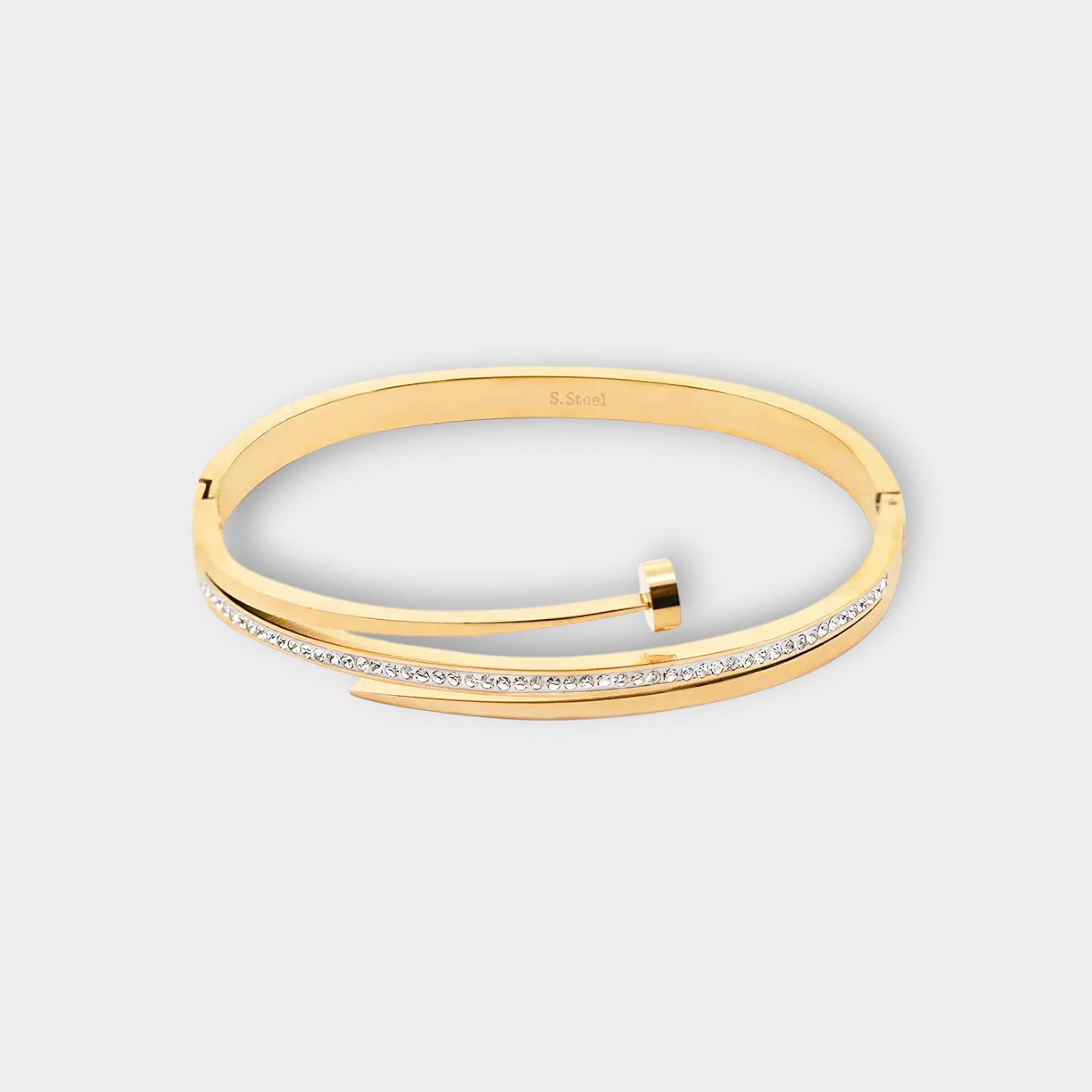 Karina Bangle Armbånd - Guldbelagt & Vandfast