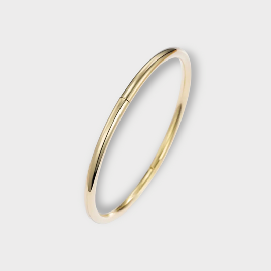 Classic Oval Bangle Armbånd - Guldbelagt & Vandfast
