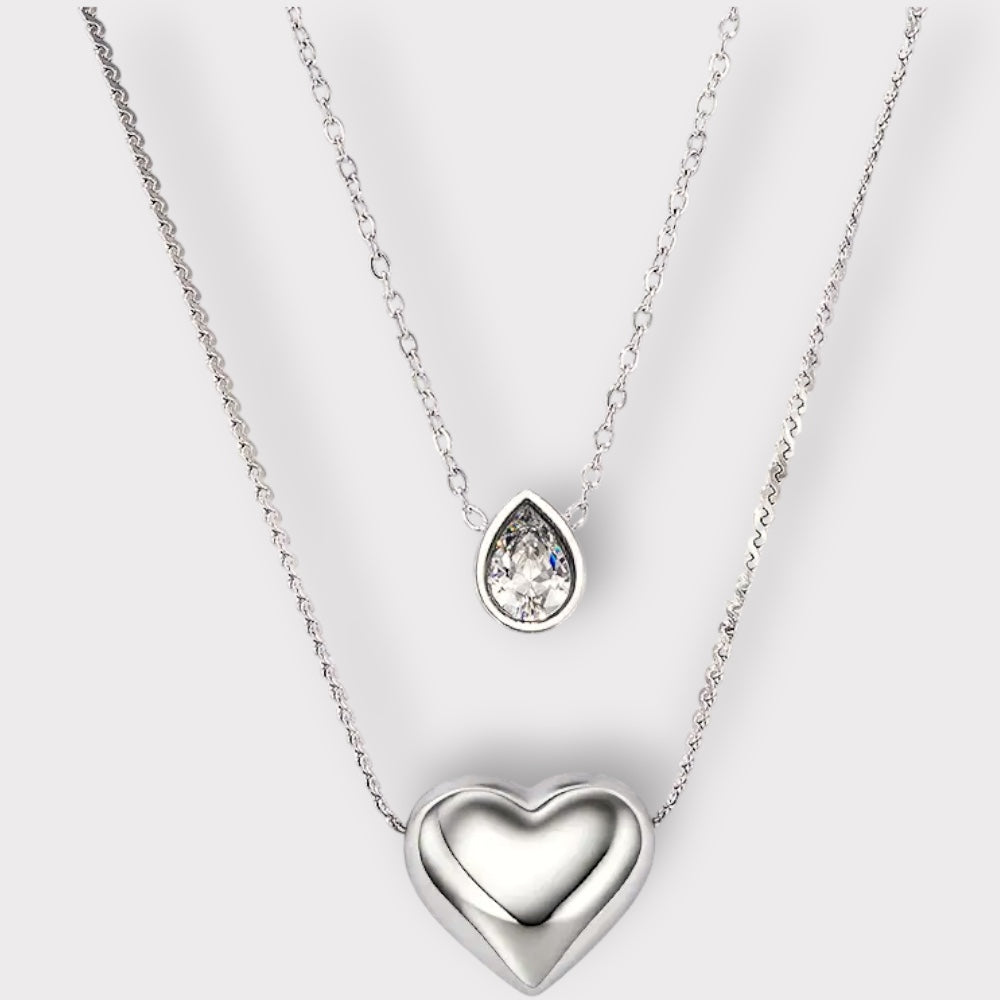 Amora Halskæde-Guldbelagt & Vandfast