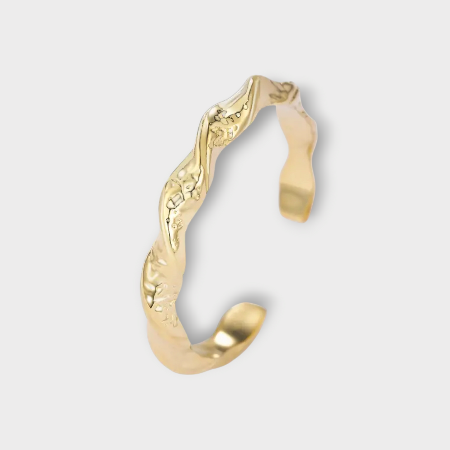 Mira Ring - Guldbelagt, Vandfast & Justerbar