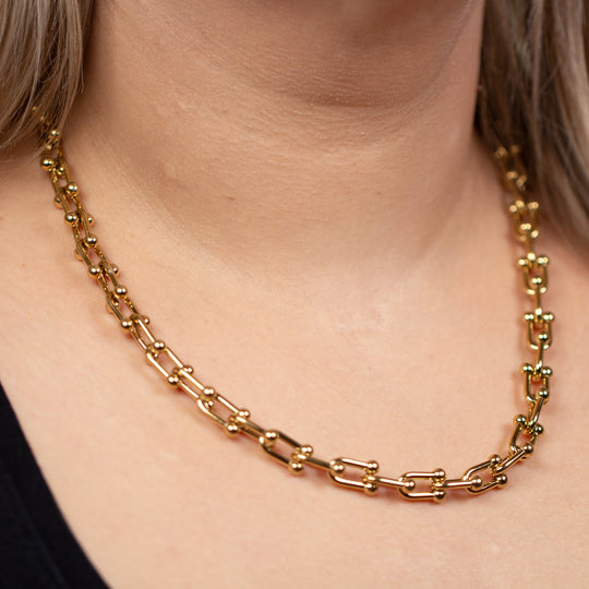 Buckle Chain halskæde - Guld